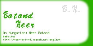 botond neer business card